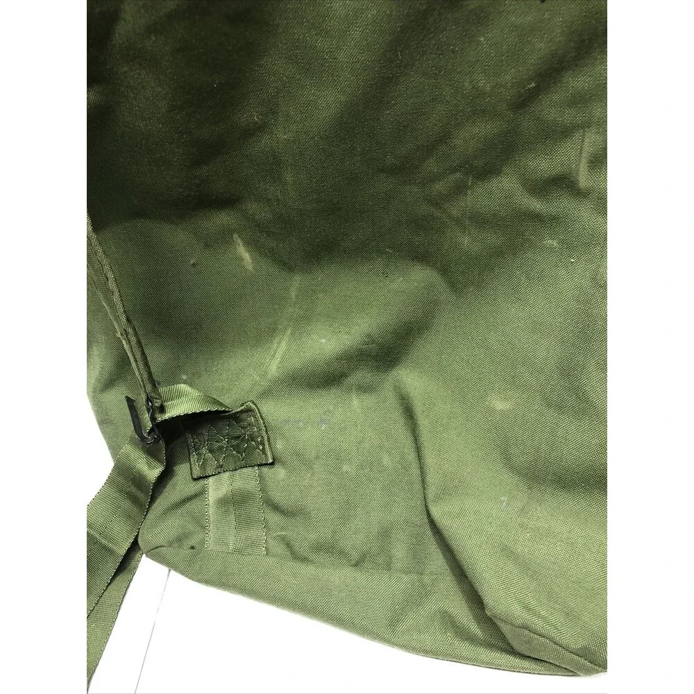 US Military Duffel Bag OD Nylon with 2 Straps Cargo Backpack